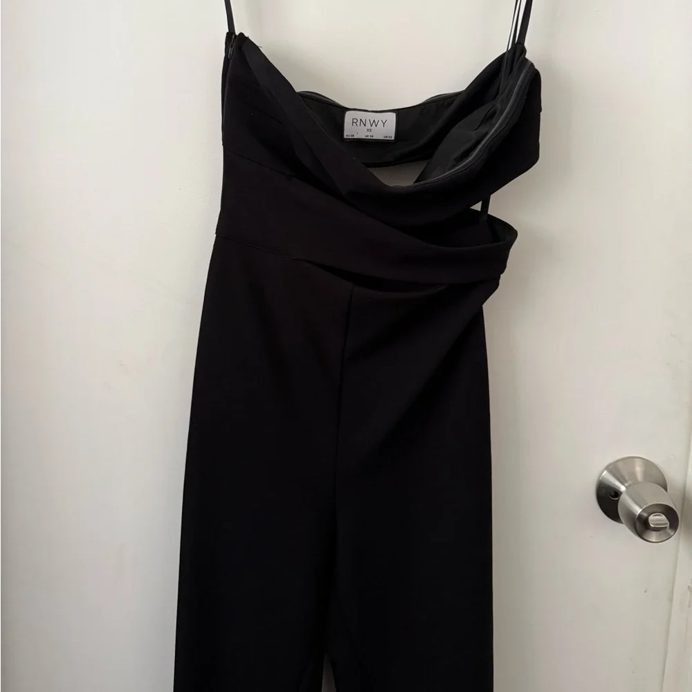 Petal & Pup Black Strapless Jumpsuit - Picture 6 of 11
